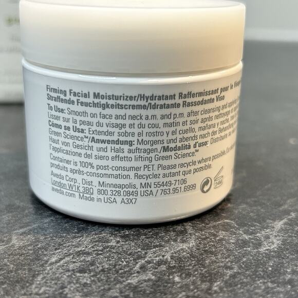 RARE Aveda Green Science Firming Face Creme Full Size 1.7 Oz DISCONTINUED HTF - Picture 3 of 10